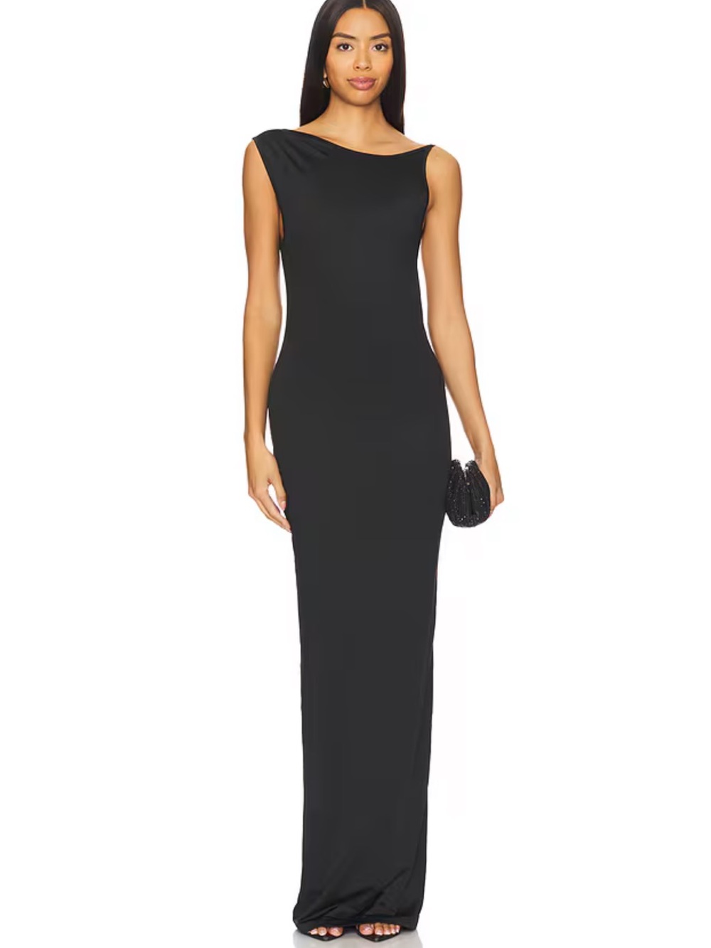 Superdown Avya Maxi Dress in Black